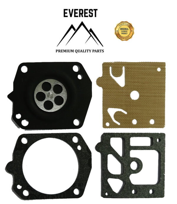 Karbiuratoriaus membranos komplektas WALBRO D10HDA, D22HDA Tinkantis Husqvarna 245R,250R,252Rx, 254, 257, 262, 262XP, 340, 345, 346XP, 351, 353, 450, 525