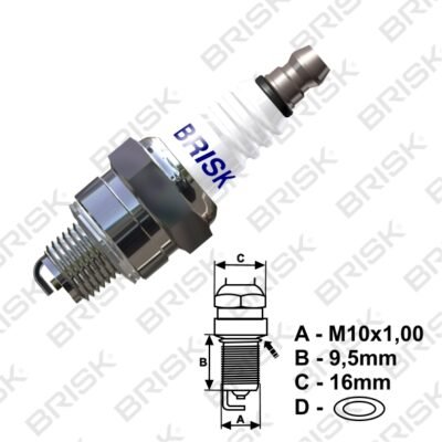 Žvakė Brisk SR14C tinkanti Husqvarna, Makita
