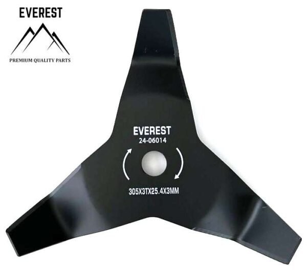Mulčiavimo diskas universalus 3 dantų 25,4 mm 305 mm EVEREST