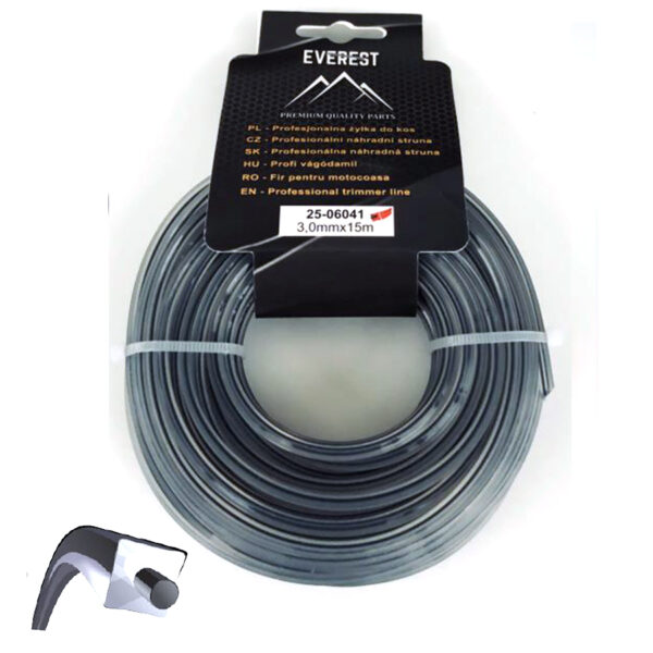 Pjovimo valas Dual Power Line 3,00mm 15M Everest