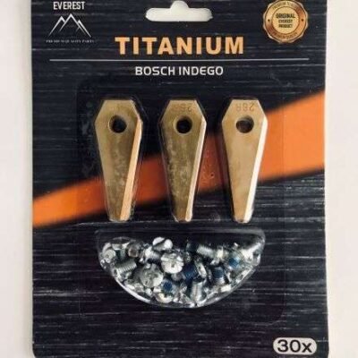 Roboto žoliapjovės peiliukai Bosch Titanas – rinkinys 30 vnt. EVEREST