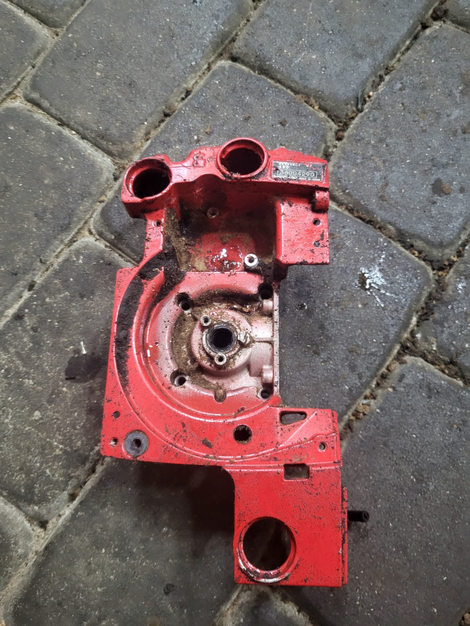 Shindaiwa 490 Variklio blokas, smagračio pusė A2735