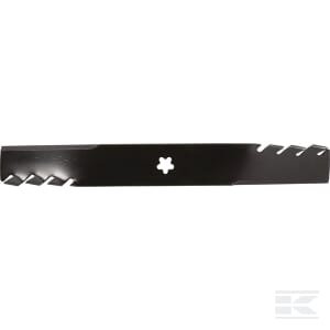 Smulkinimo peilis L: 491x5mm 5 Žvaigždės formos skylė: tinkamas AYP