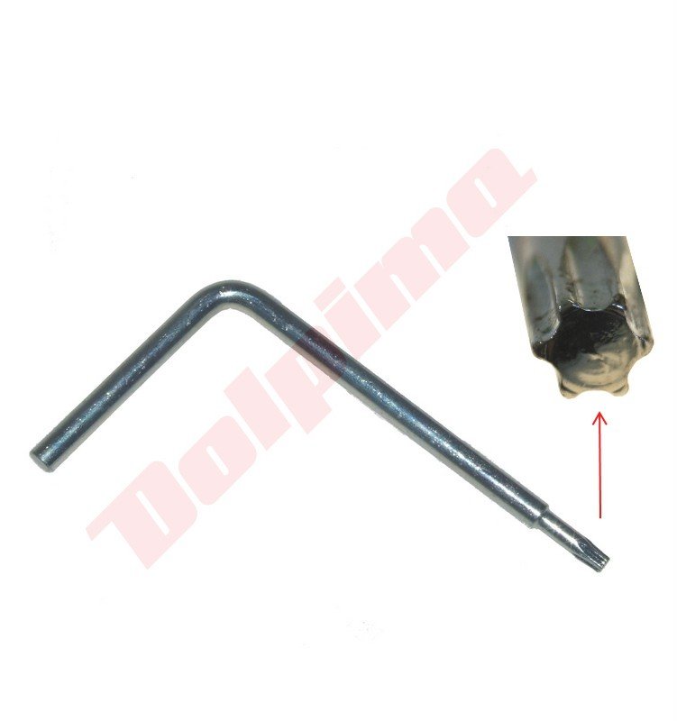 Raktas TORX T27 L120 0812 370 1000