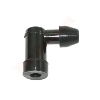 Uždegimo žvakės dangtelis 90° 7 mm SUPER su rezistoriumi 5 Ω