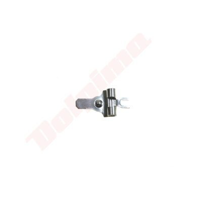 Karbiuratoriaus kuro įleidimo valdymo svirtis