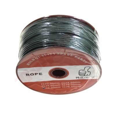 Starterio virvė Ø 4,0 mm 100 m juoda