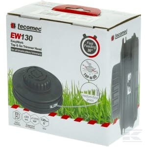 Trimerio pjovimo galvutė, Easy work 130, adapteris M8x1.25 /M10x1.25, EW130