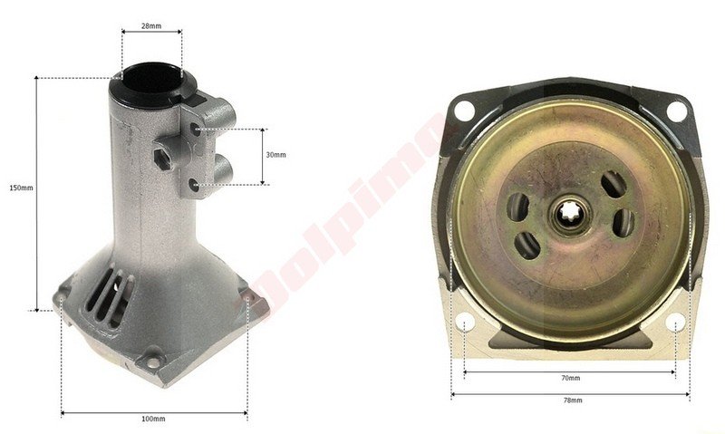 Sankaba Korpusas Kiniškui trimeriui 28MM 7T 100x78