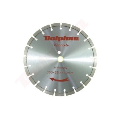 Deimantinis diskas betonui, lazeriu privirinti segmentai, 300×25,4/20MM 10×3,0MM