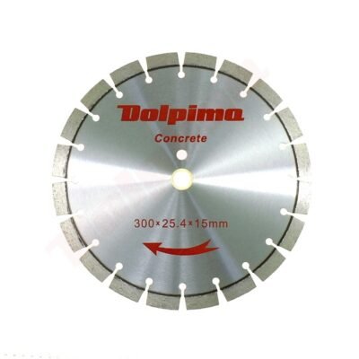 Deimantinis diskas betonui, lazeriu privirinti segmentai, 300×25,4/20MM 15×3,0MM