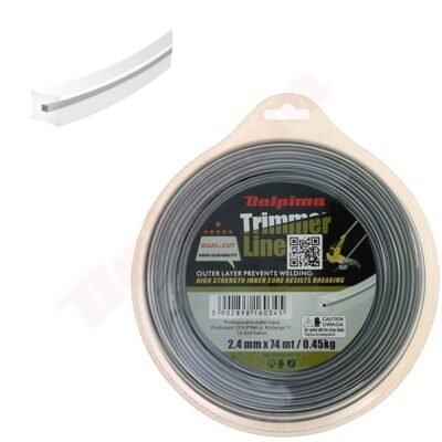 Trimerio valas DUAL-CUT SQUARE 2,4MM/ 74M