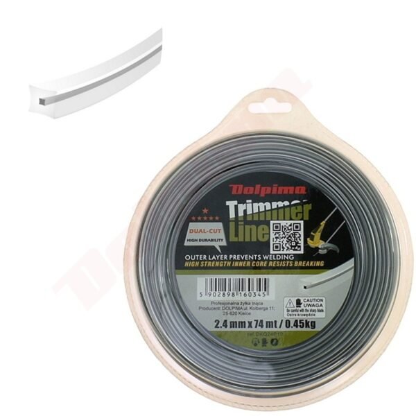 Trimerio valas DUAL-CUT SQUARE 2,4MM/ 74M