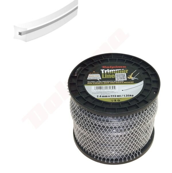 Trimerio valas DUAL-CUT SQUARE 2,4MM/223M