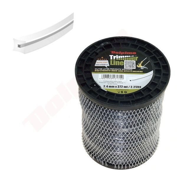 Trimerio valas DUAL-CUT SQUARE 2,4MM/372M