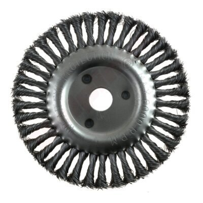 Metalinis vielinis šepetys diskass STRAIGHT 200MM 25,4MM