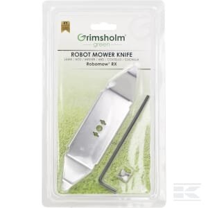 Peilis Robomow RC/RS/TS/MS, 1 peilis, 2 varžtai ir šešiakampis raktas