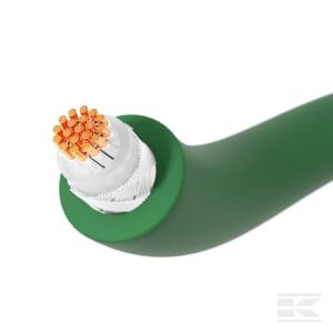 Signalinis laidas Ø3.8mm x 800m, Metalinio tinklo apsauga, vario šerdis