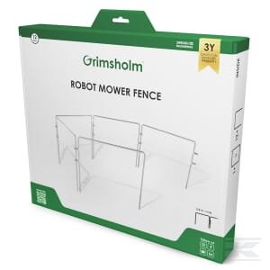 Robotų vejapjovės tvora