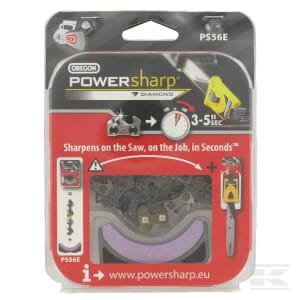 Grandinė 3/8" 1.3mm 56 DL Pusapvaliai dantukai Powersharp Oregon