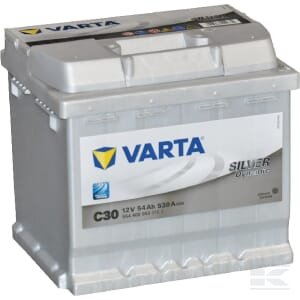 Akumuliatorius 12V 54Ah 530A Silver Dynamic VARTA 5544000533162