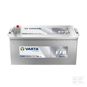 Akumuliatorius 12V 240Ah 1200A C40 VARTA Dynamic EFB 740500120