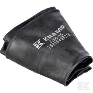 Vidinė kamera ratlankiui Ø16", 7.50-16 / 205/75R16, lenktas vožtuvas 75016V30218