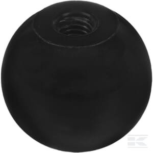 Rutulinė galvutė 40M10 juoda AGW17179