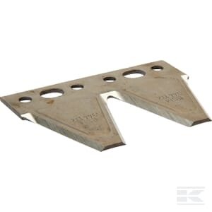 Dvigubas segmentinis peilis