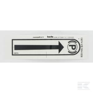 Lipdukas „Parking brake“ ET13074