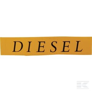 Etiketė „Diesel tank“ ET13124