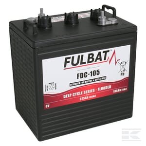 Akumuliatorius 6V 225Ah (C20) / 185Ah (C5) skystas švino rūgšties FDC105