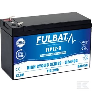 Akumuliatorius LITHIUM 12V 9Ah FLP129