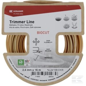 Trimerio valas Ø2.4x15m, apvalus, Kramp Biocut Starch