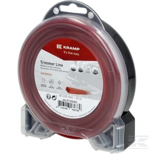 Trimerio valas Ø2.65mm 15m kvadratinis raudonas Kramp