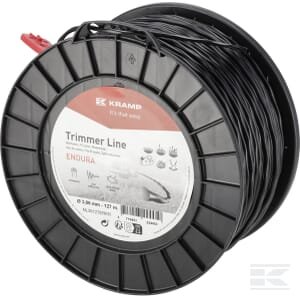 Trimerio valas Ø3.0x127m, ovalinis suktas, juodas, Kramp Endura