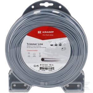 Trimerio valas 3 mm 56 m apvalus Titanium Power pilkas Kramp – NL3056TRKR