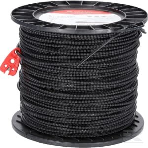 Trimerio valas 3,5 mm 143 m kvadratinis Nylsaw juodas Kramp – NL35143NKR