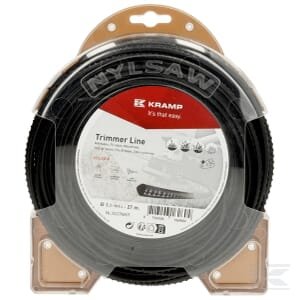 Trimerio valas 3,5 mm 27 m kvadratinis Nylsaw juodas Kramp – NL3527NKR
