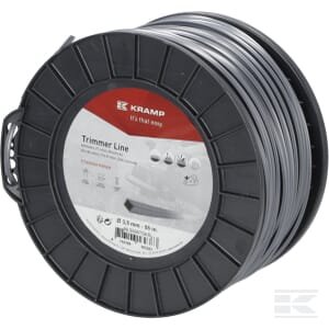 Trimerio valas 3,5 mm 95 m kvadratinis Titanium Power pilkas Kramp – NL3595TSKR