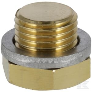Kištukas JET/K/KV 1/4" žalvarinis R00005653