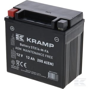 Akumuliatorius 12V 12Ah 200A uždarytas Kramp SBA1212200KR