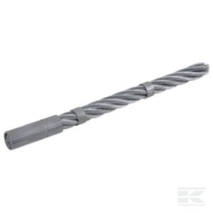 Kvadratinis prisegamas šepetys 20×320 mm