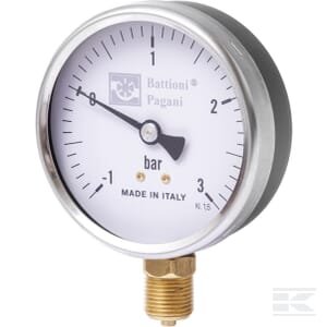 Slėgio matuoklis 3/8" 80mm Glyc. 30535