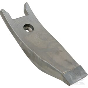 Kultivatoriaus smaigalys 255x80x18mm, grūdintas, lenktas, 1 skylė, tinka Horsch 00311069N