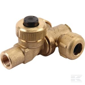 Antgalio laikiklis 2 krypčių, žalvarinis 1/4F 58440900