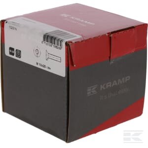 Plūgo varžtas ir veržlė M10x25, 1 antgalis DIN604 kl. 8.8 10251N