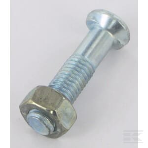 Plūgo varžtas M10x45 ovalus 2 antgalis 8.8 1045CO