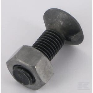 Plūgo varžtas ir veržlė M11x35, 1 antgalis DIN604 kl. 8.8 11351N