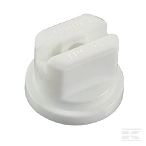 Plokščias ventiliatoriaus antgalis SM 110° 08 balto plastiko Agrotop SM11008POM